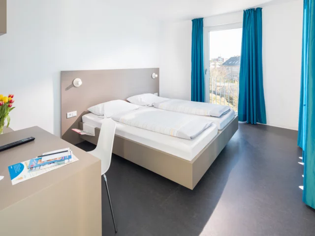Doppelzimmer zur Einzelnutzung im Jugendhaus