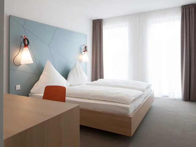 Modernes Dopppelzimmer im Haus Klipper